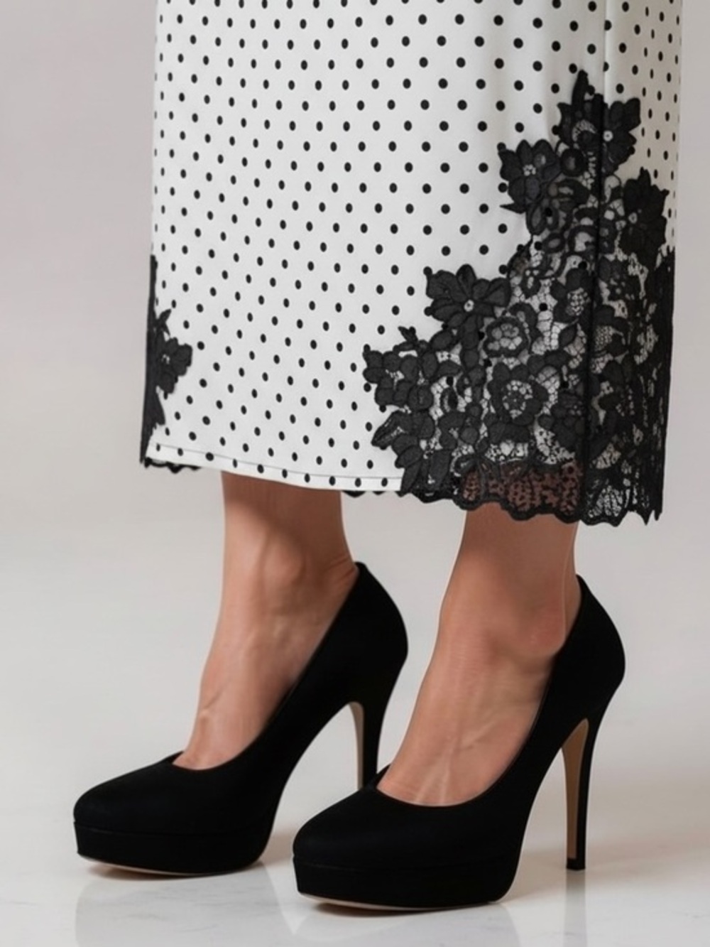 Gucci Designer Black Suede Platform Pumps Stiletto Heels Luxury Y2K